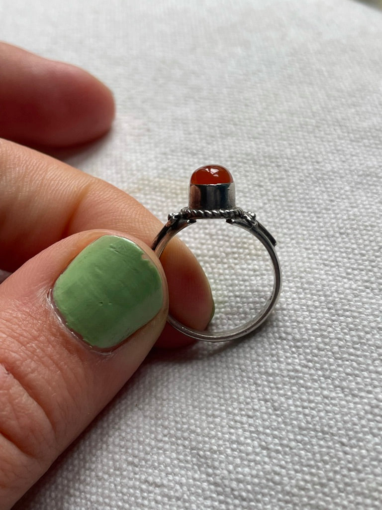 Raised Sardonyx Ring