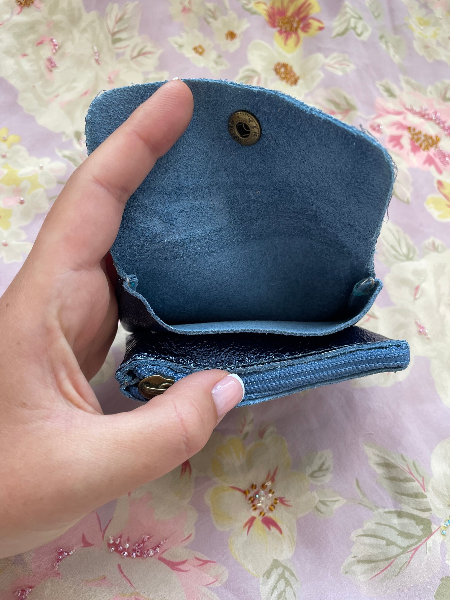 Denim Blue Jewel Pouch