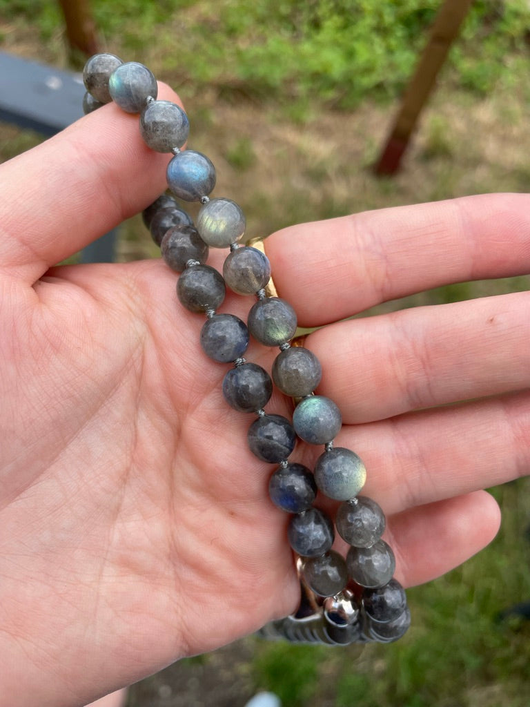 Labradorite Beaded Necklace