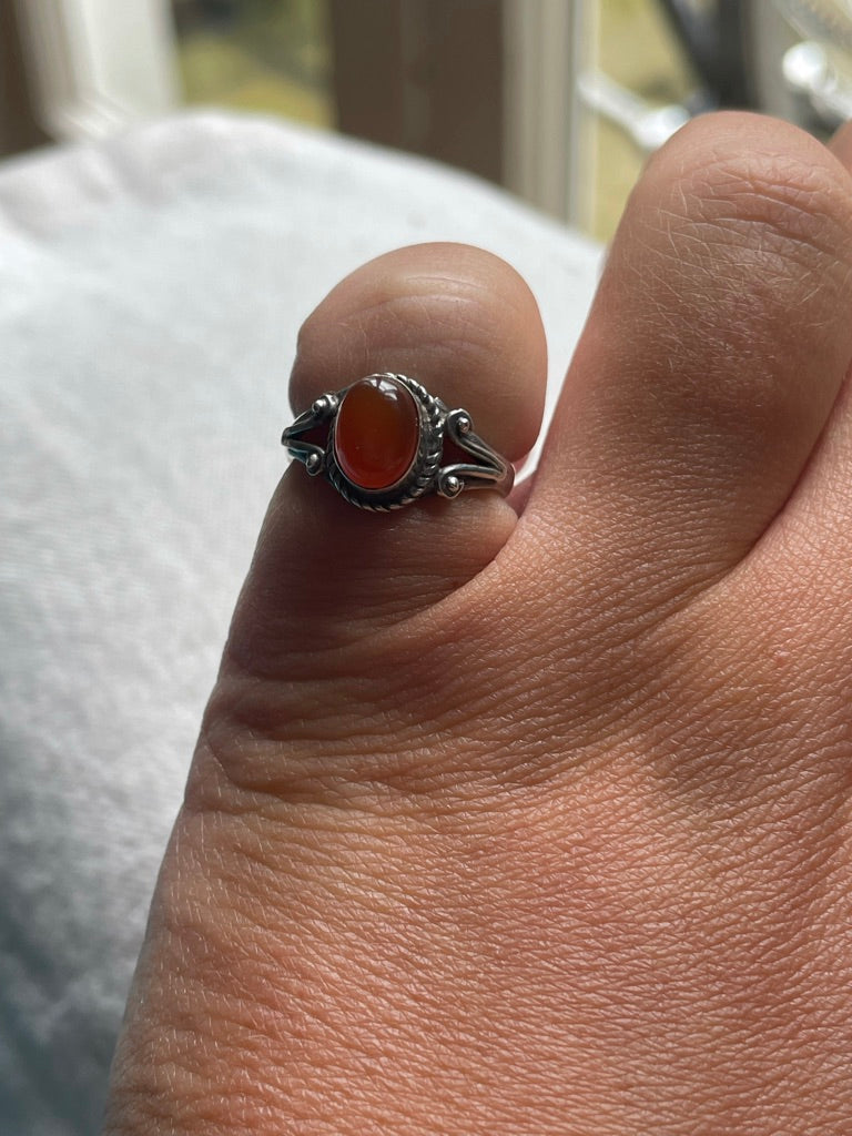 Raised Sardonyx Ring