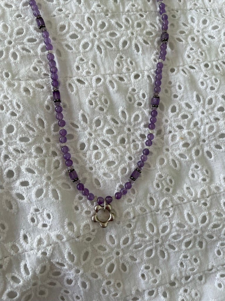 Fleur Amethyst Necklace