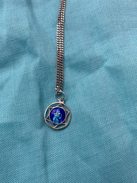 Cobalt Cut Out St Christopher