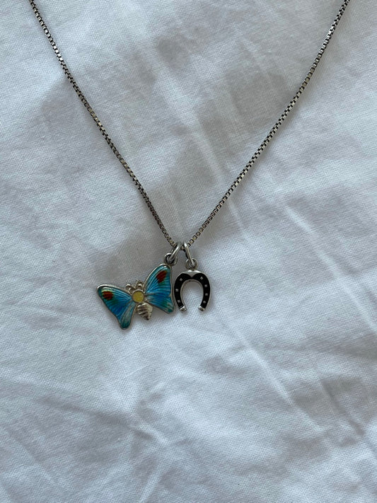 Enamel Charm Necklace