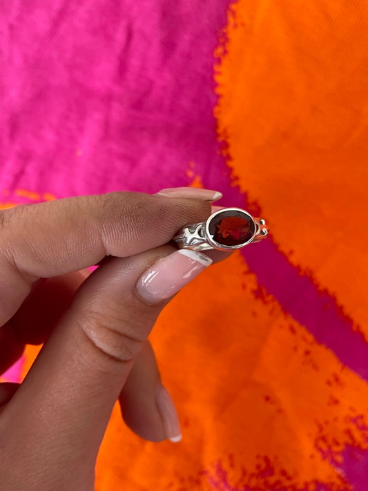 Chubby Garnet Ring