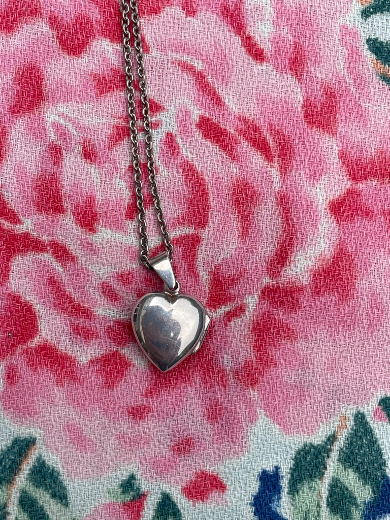 Diamante Heart Locket