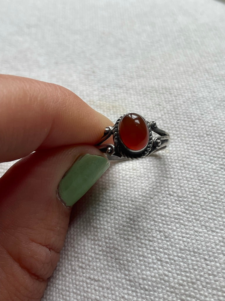 Raised Sardonyx Ring