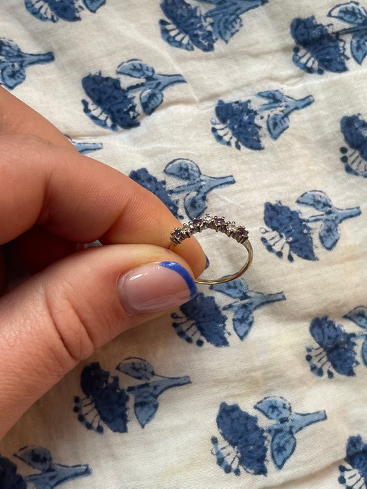 Amethyst Sparkle Ring