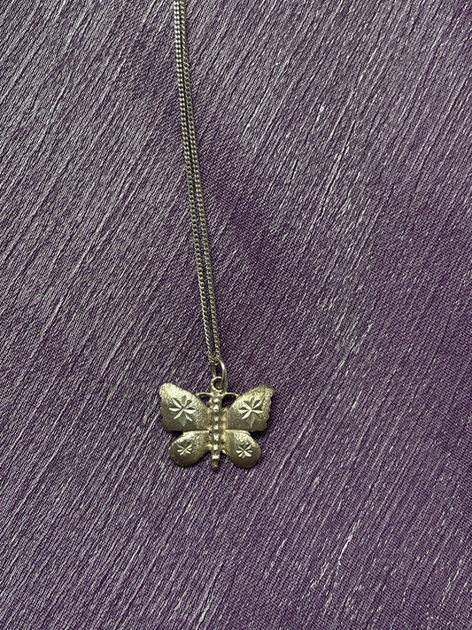 Starburst Butterfly Necklace