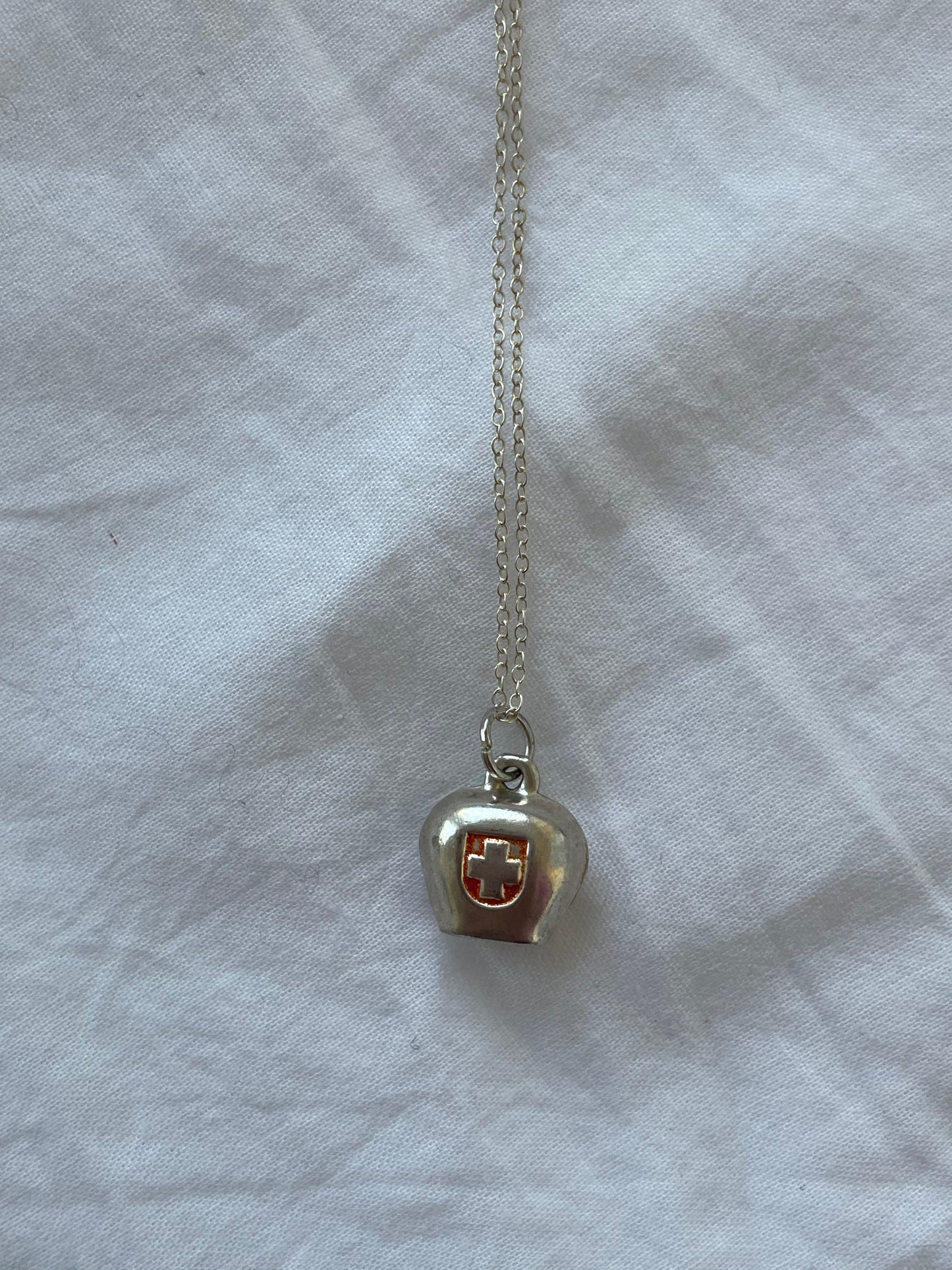 Cow Bell Charm Necklace