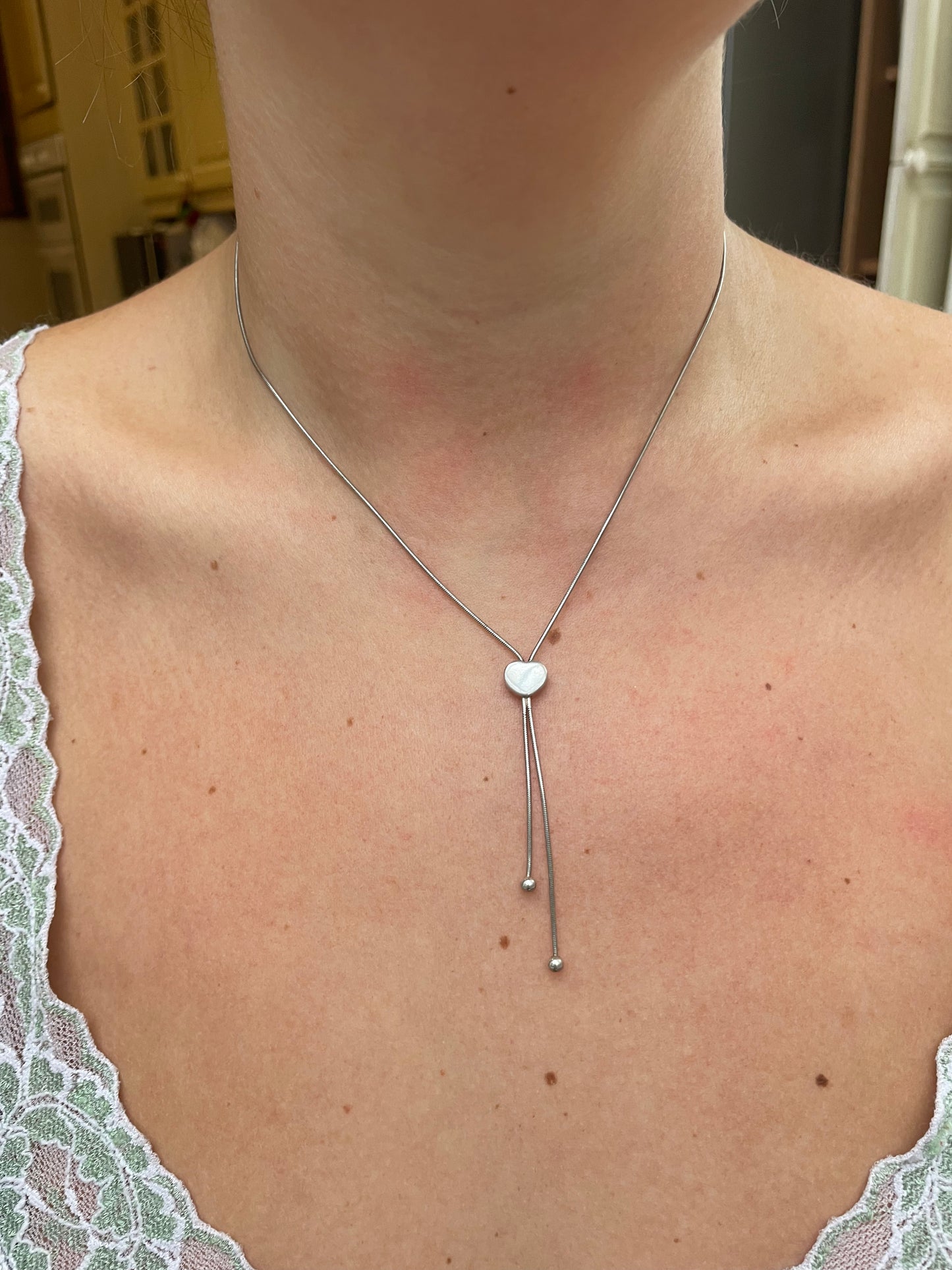 Heart Lariat Necklace