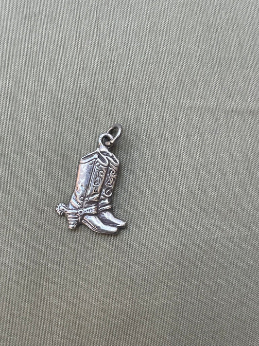 Double Cowboy Boot Charm