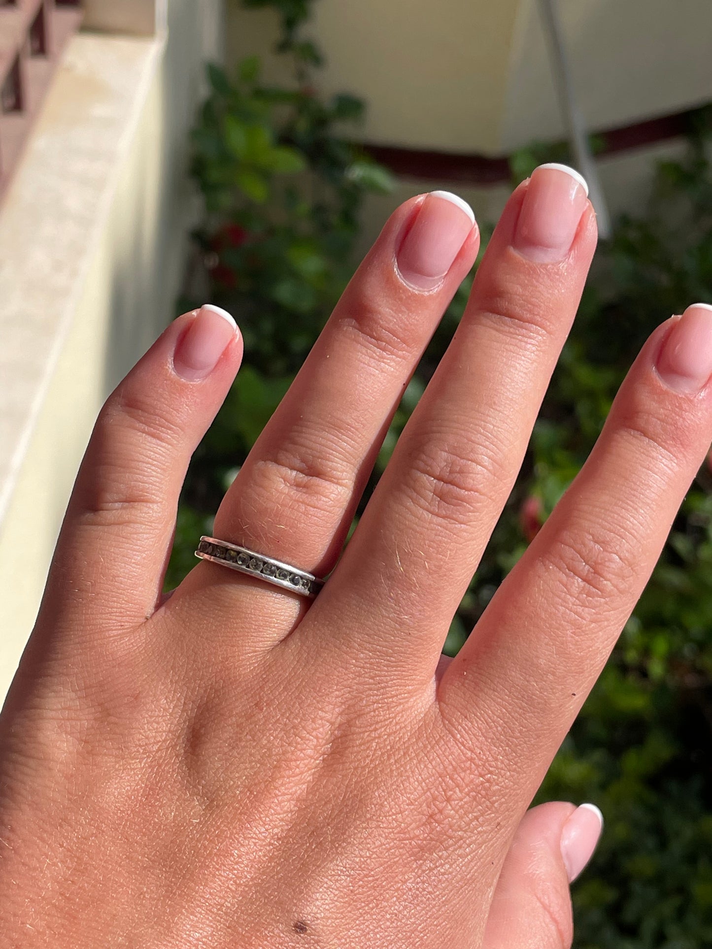 Smokey Quartz Eternity Band