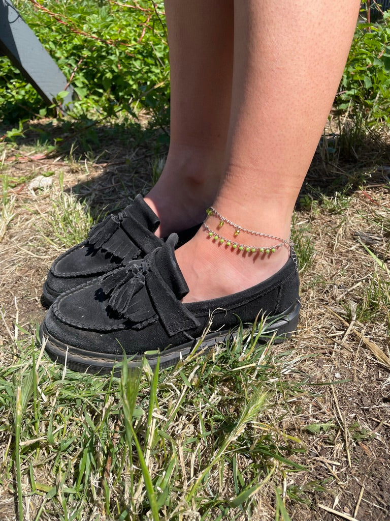 Green Charm Anklet