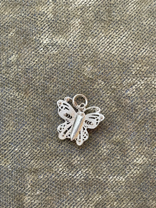 Filagree Butterfly Charm