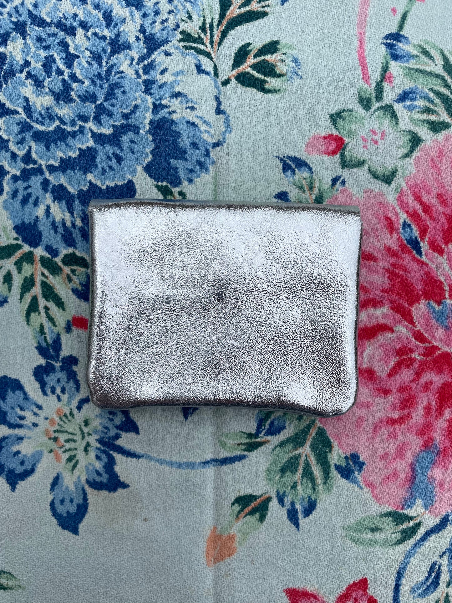 Silver Foil Jewel Pouch