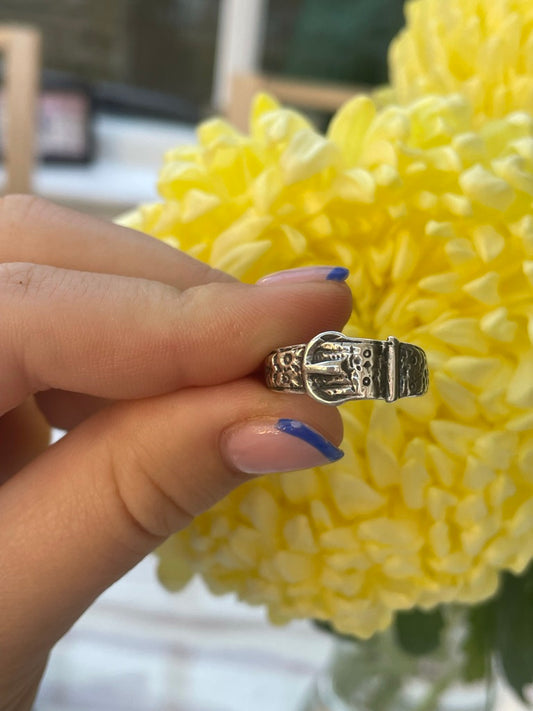 Floral Buckle Ring
