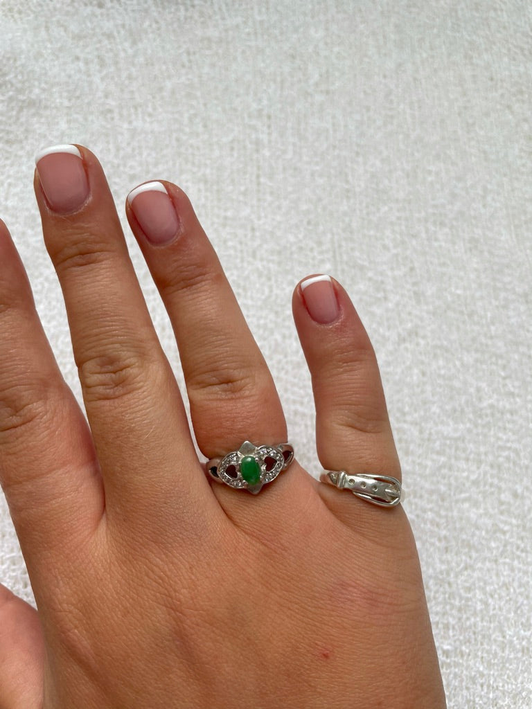 Jade Cut Out Ring