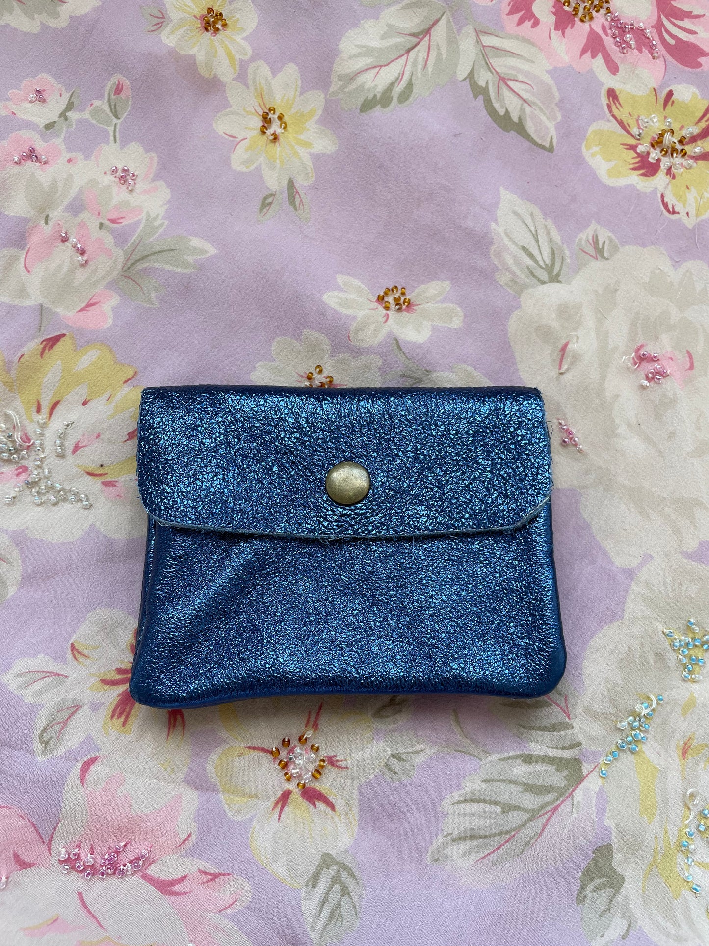 Denim Blue Jewel Pouch