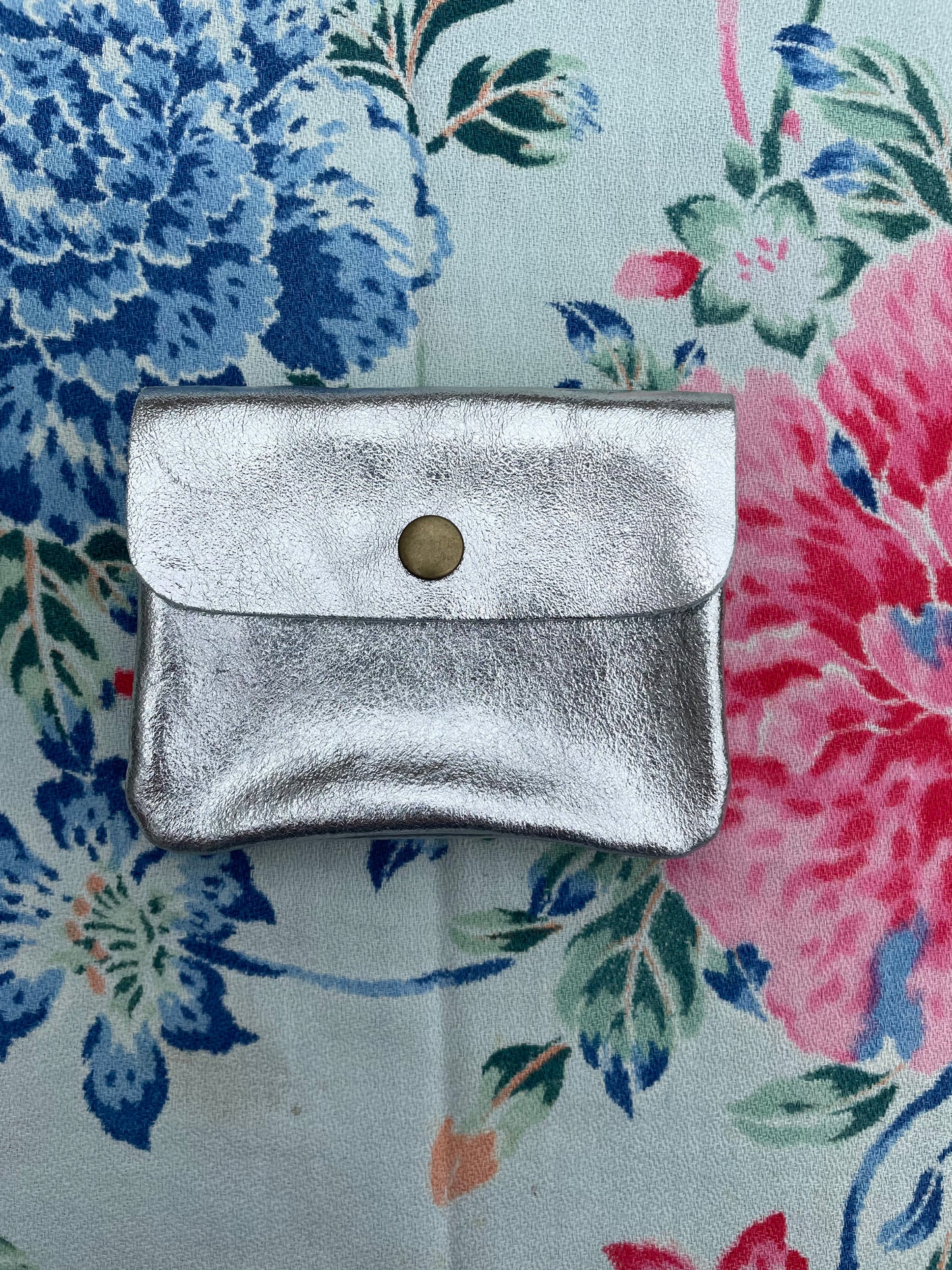 Silver Foil Jewel Pouch