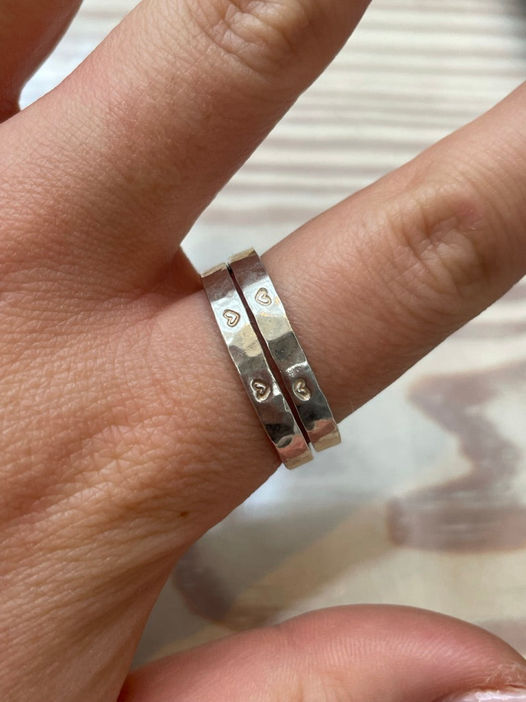 Stacker Heart Ring