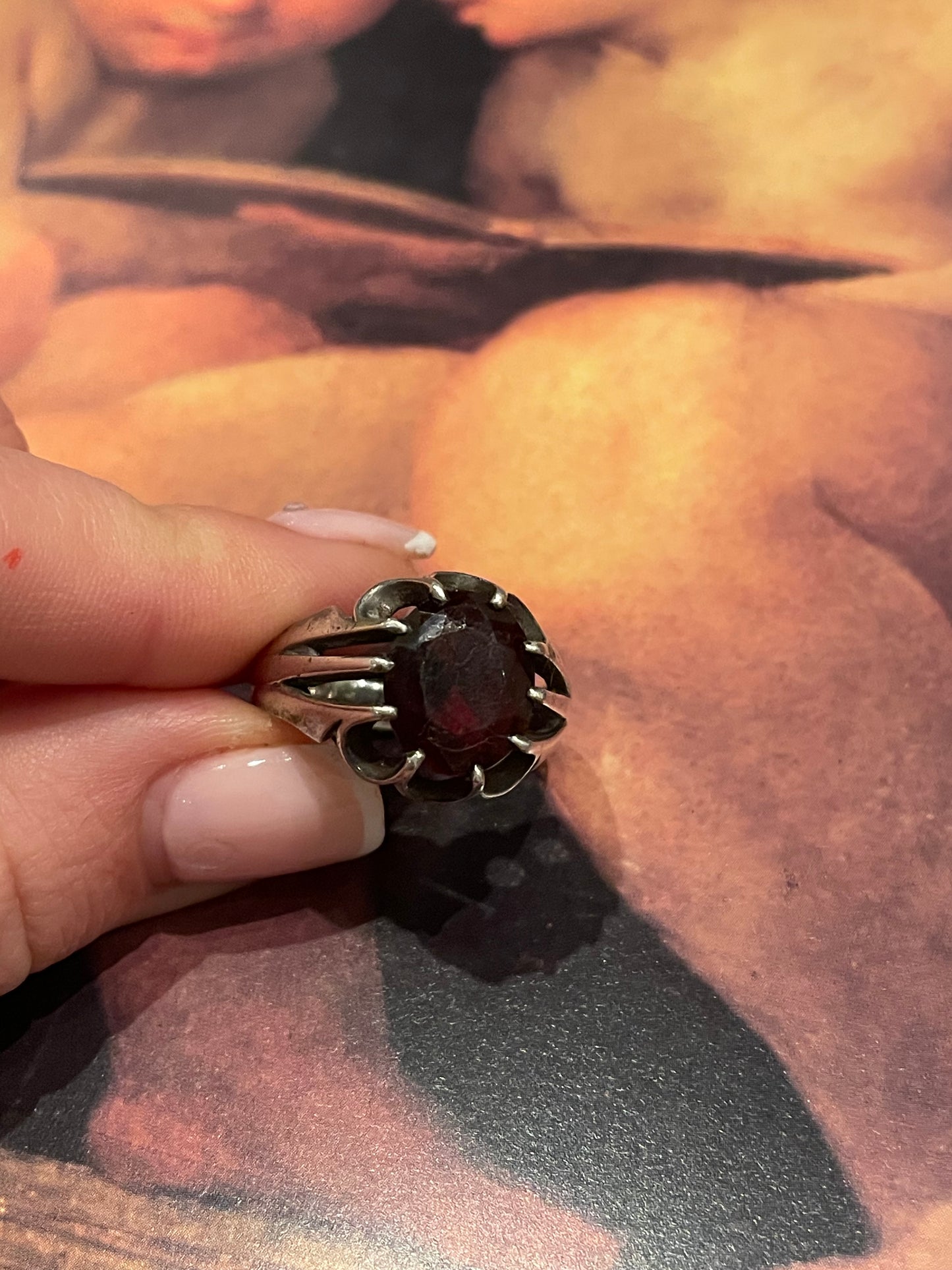 Men’s Garnet Ring