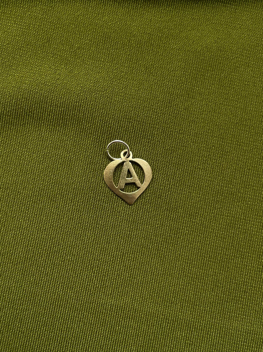 Gold Initial A Charm