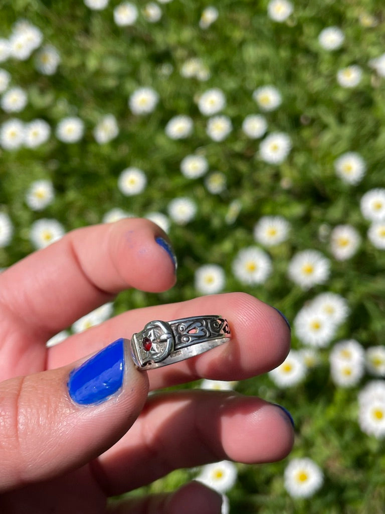 Starburst Buckle Ring