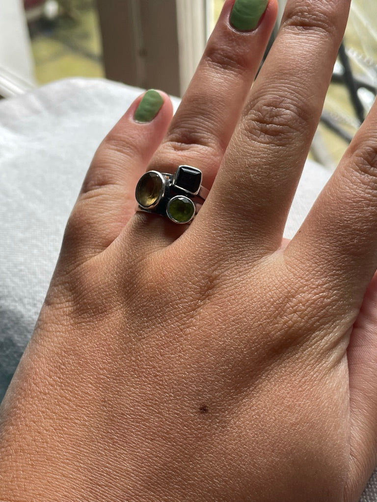 Multigem Cocktail Ring