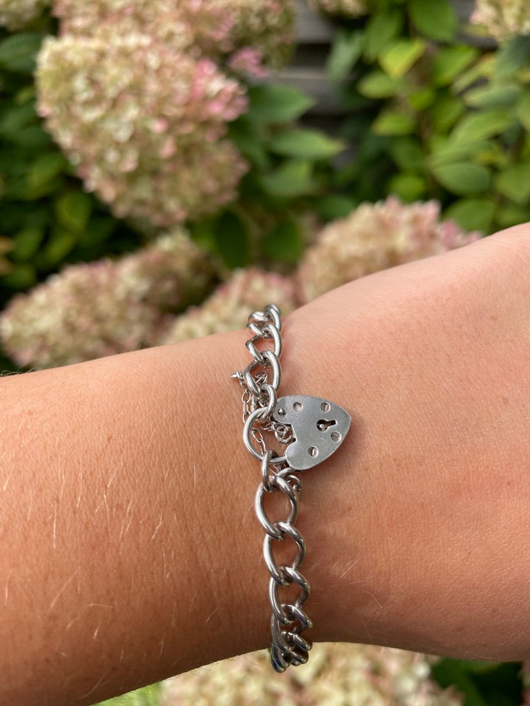 Curb Padlock Bracelet