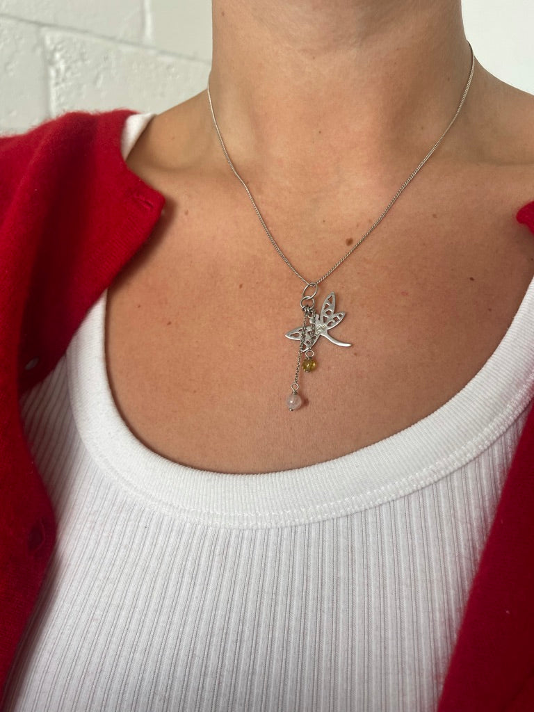 Dragonfly Charm Necklace