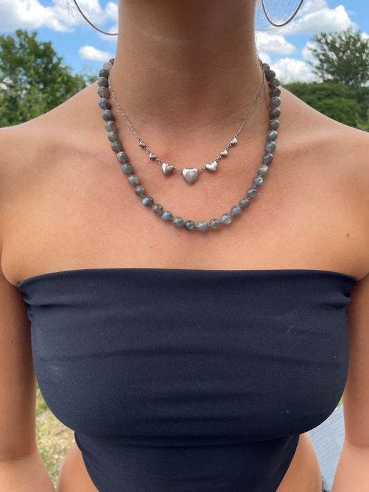 Labradorite Beaded Necklace