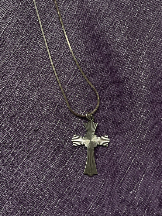 Starburst Cross Necklace