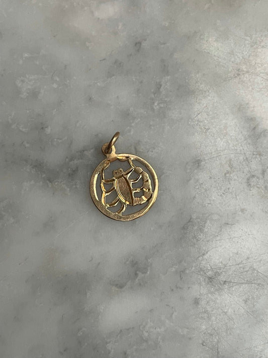 Gold Scorpio Charm