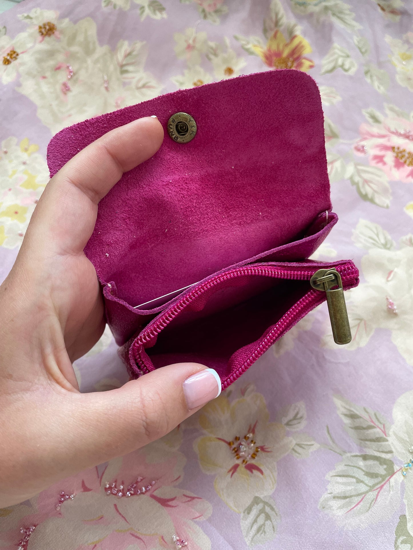 Magenta Pink Jewel Pouch