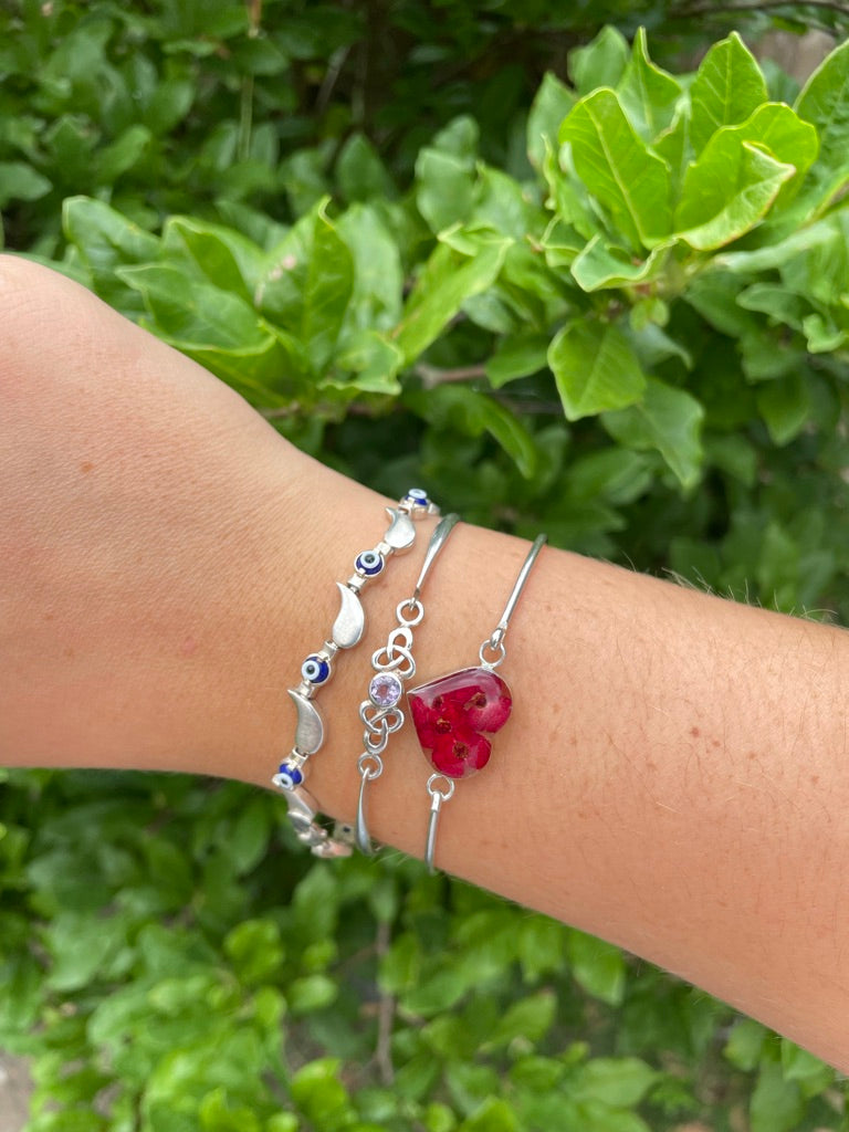 Celtic Amethyst Bangle