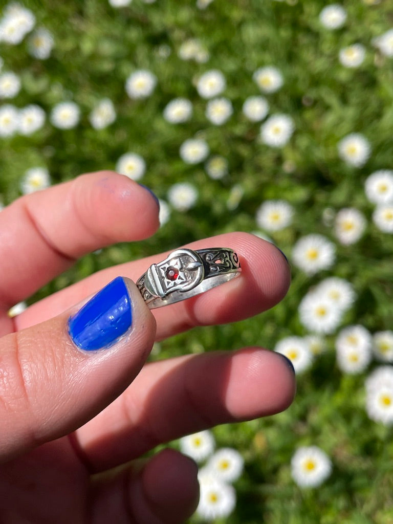 Starburst Buckle Ring