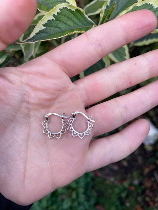 Baby Spiked Hoops