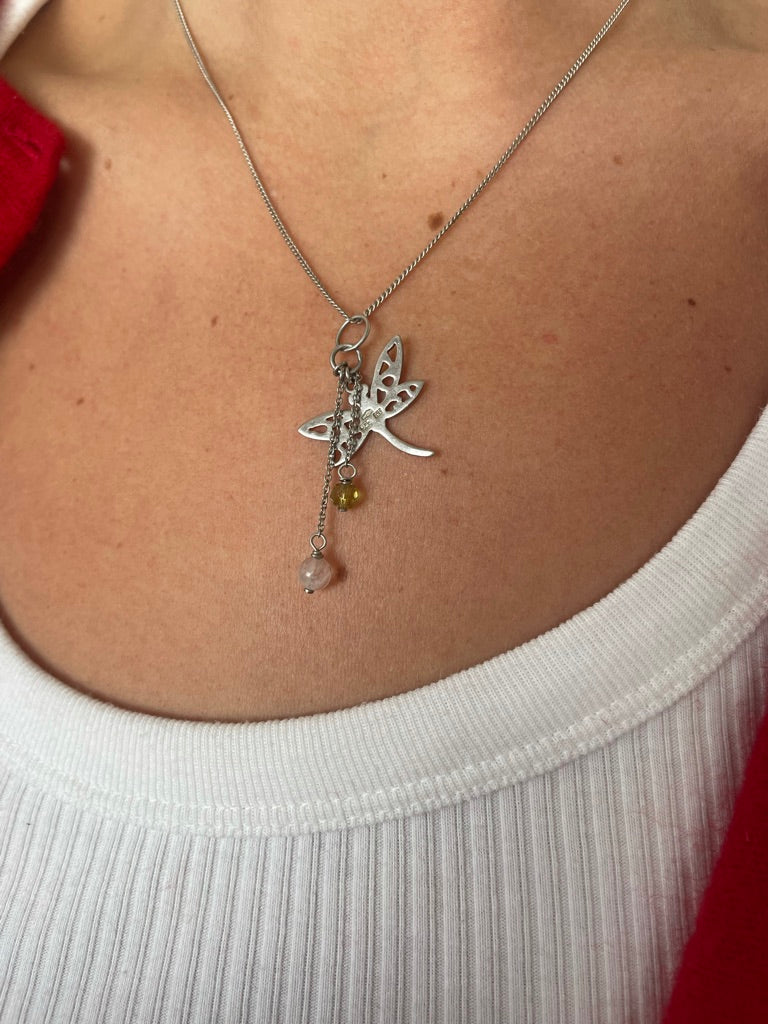 Dragonfly Charm Necklace