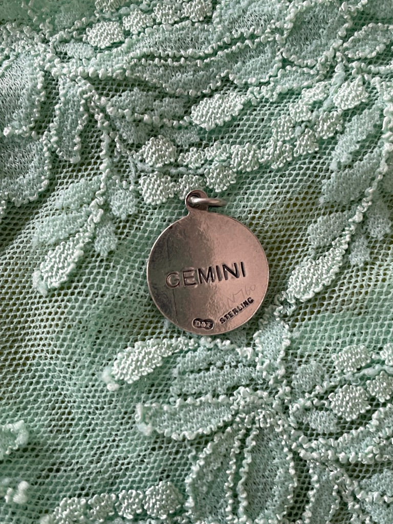 Gemini Zodiac Enamel Charm