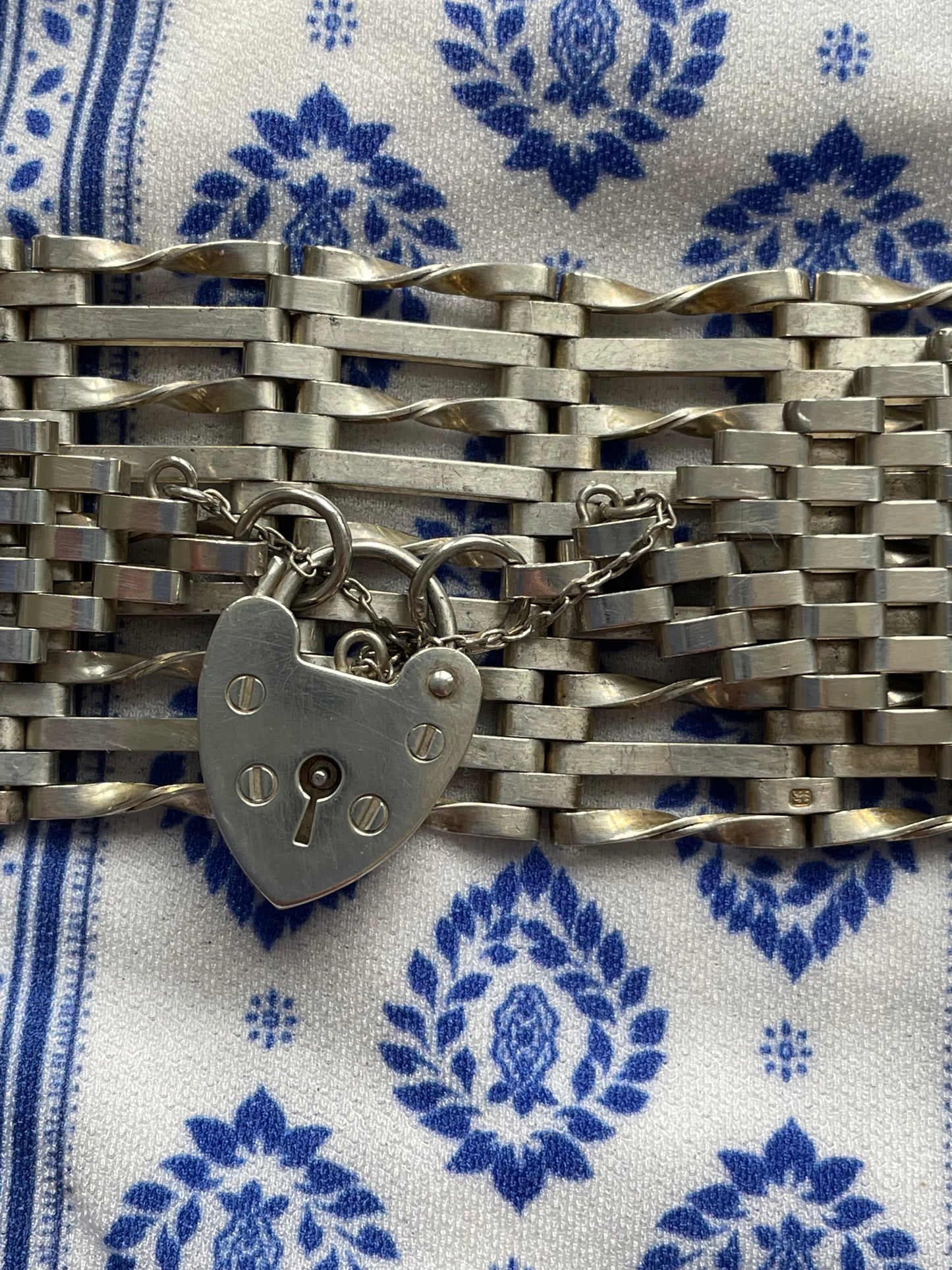 Triple Gate Padlock Bracelet