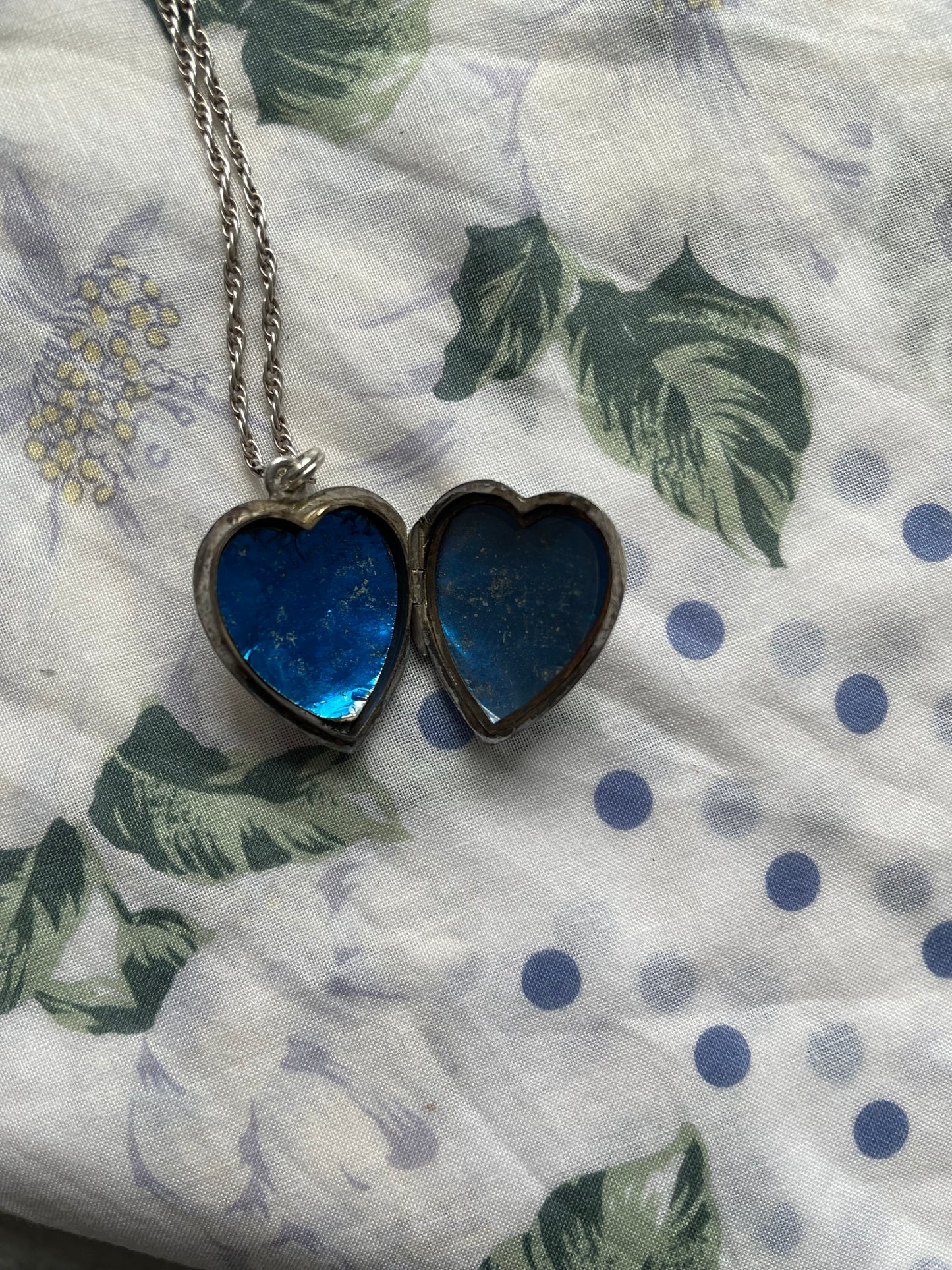 Half Engraved Heart Locket