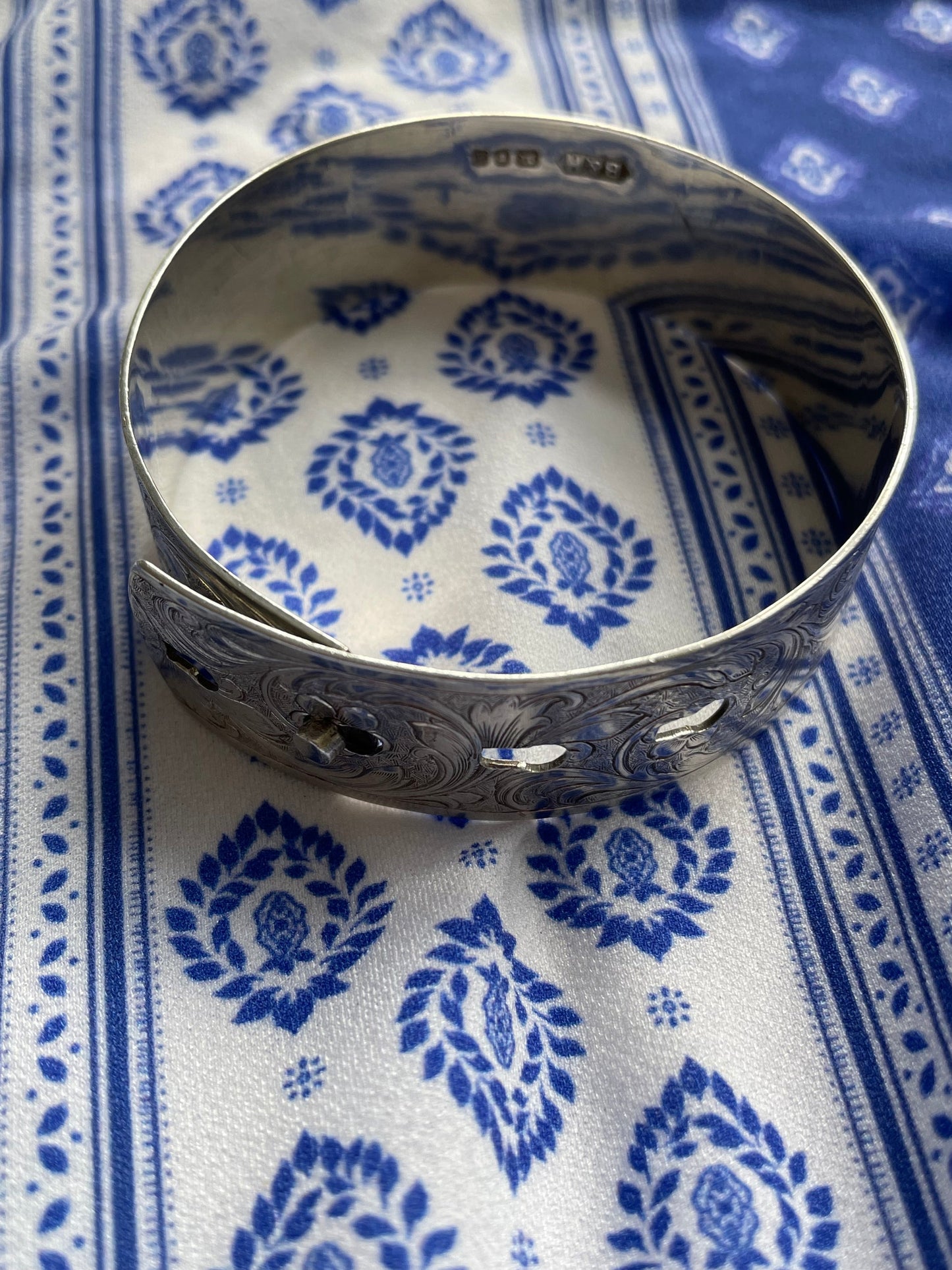 Antique Jacquard Bangle