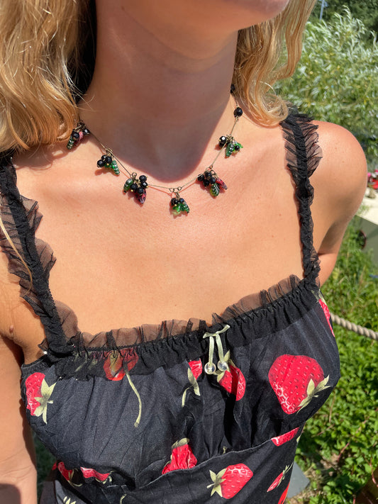 Copy of Strawberries and Cranberries Necklace