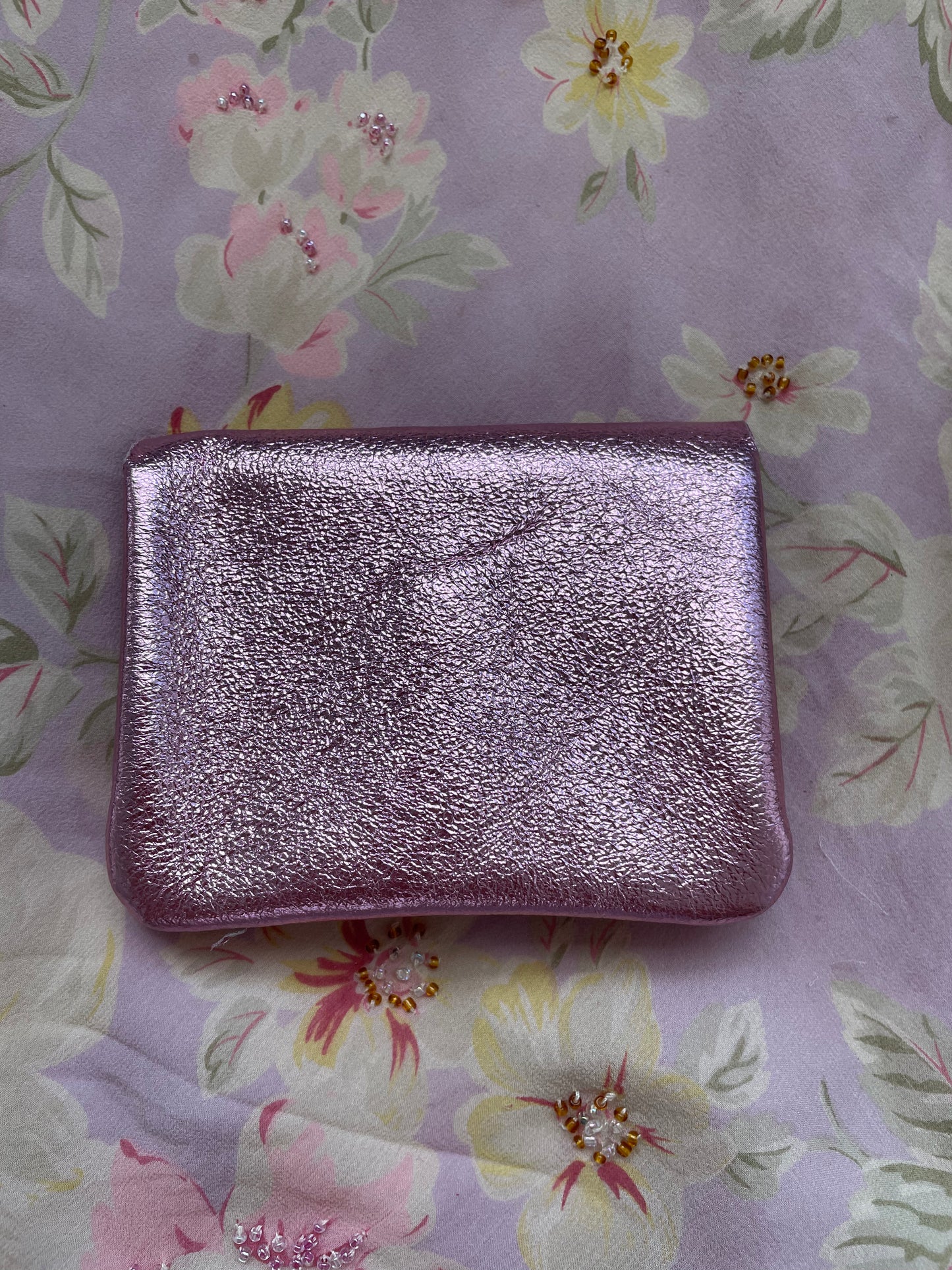 Pastel Pink Jewel Pouch