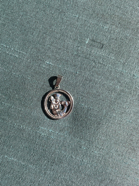 Poseidon Medallion Charm