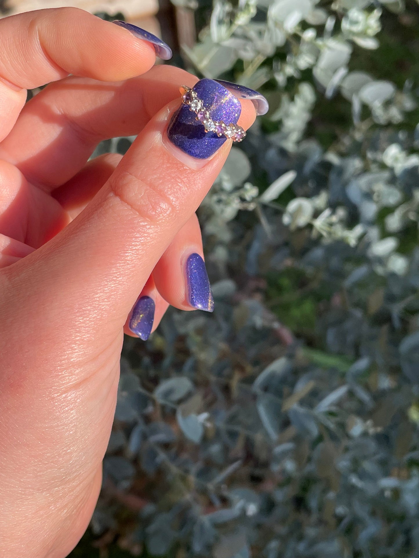 Amethyst Sparkle Ring