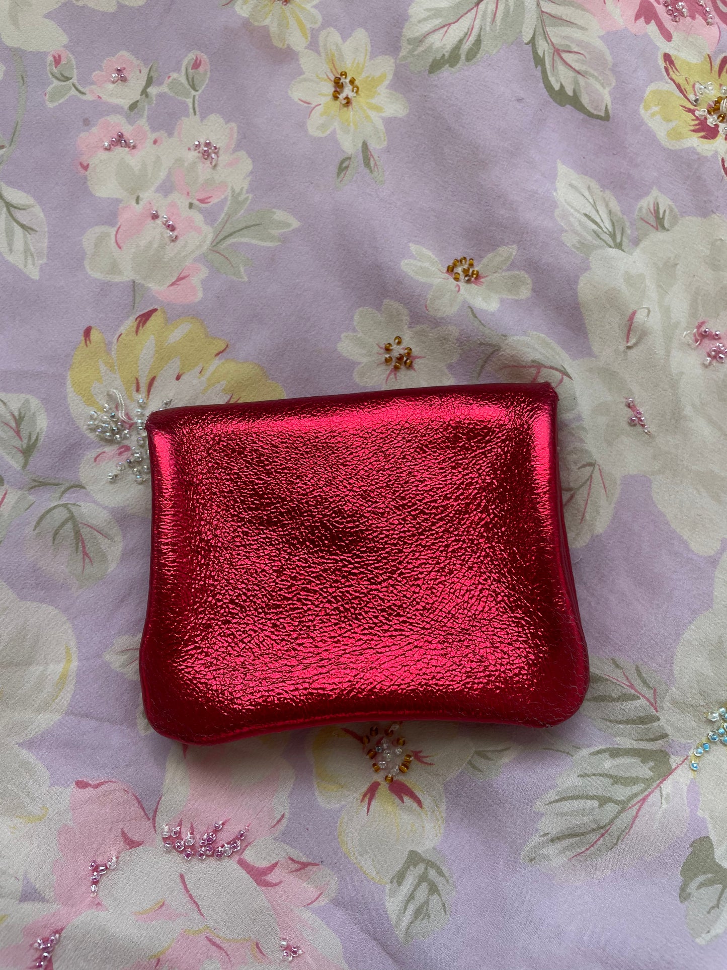 Hot Red Jewel Pouch