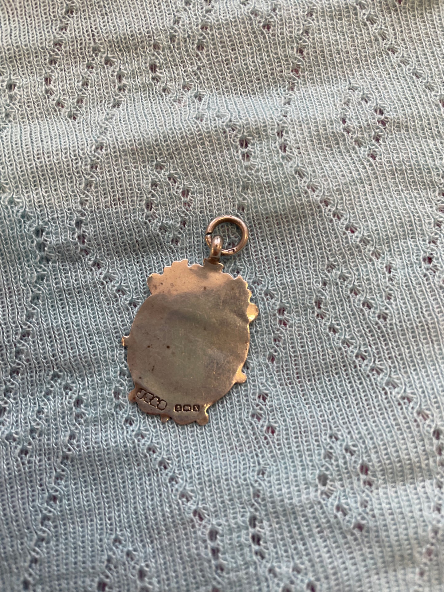 Chunky Vintage Shield Charm