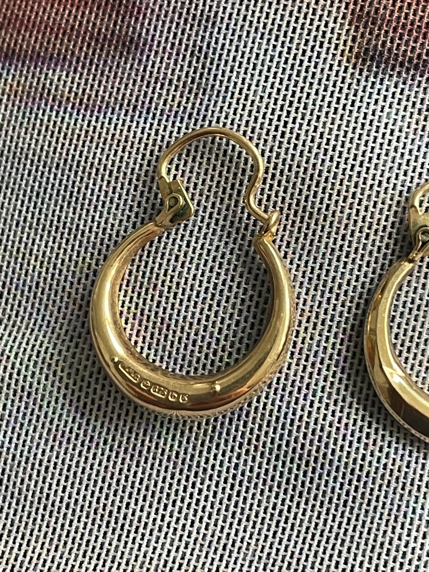 9ct Gold Horseshoe Hoops