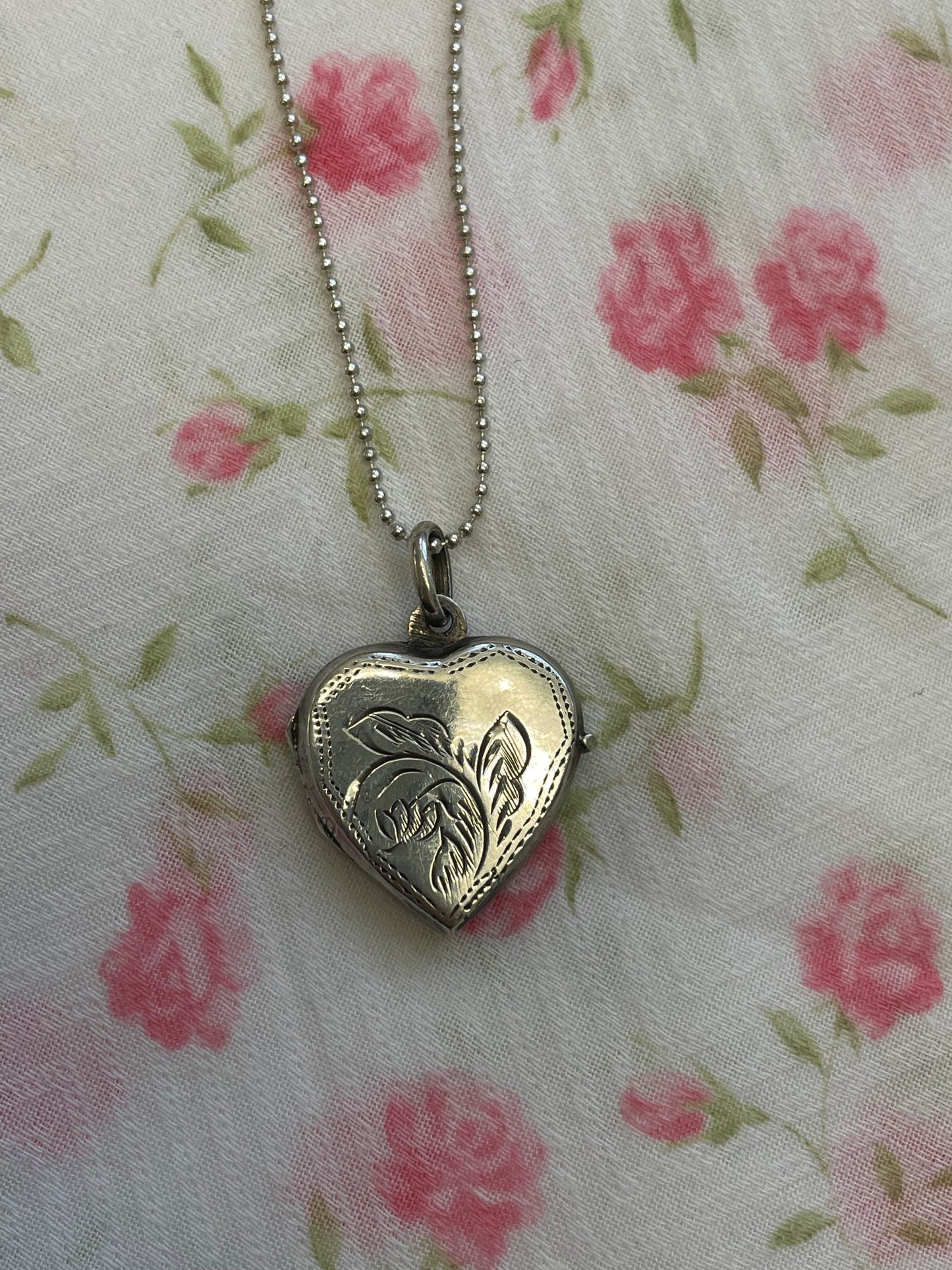 Flat Heart Locket